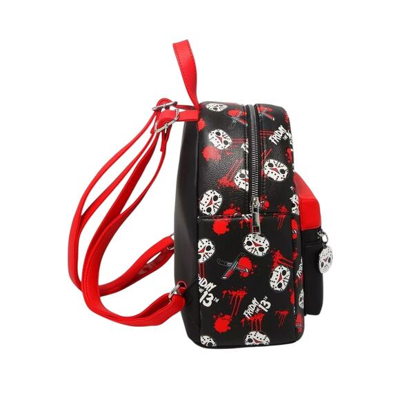 NWT! Friday The 13th Chibi Jason Mask Mini Backpack - Unisex - Picture 3 of 11